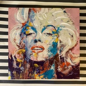 Marilyn Monroe Abstract Art canvas